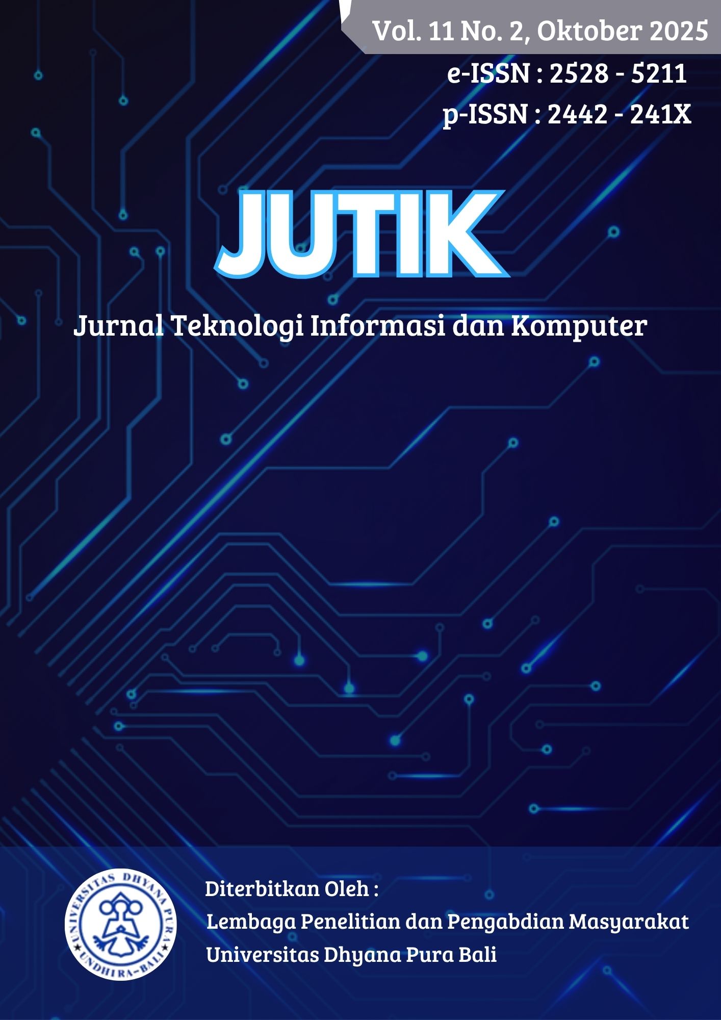 View Vol. 11 No. 2 (2025): JUTIK : Jurnal Teknologi Informasi dan Komputer, Edisi Oktober 2025