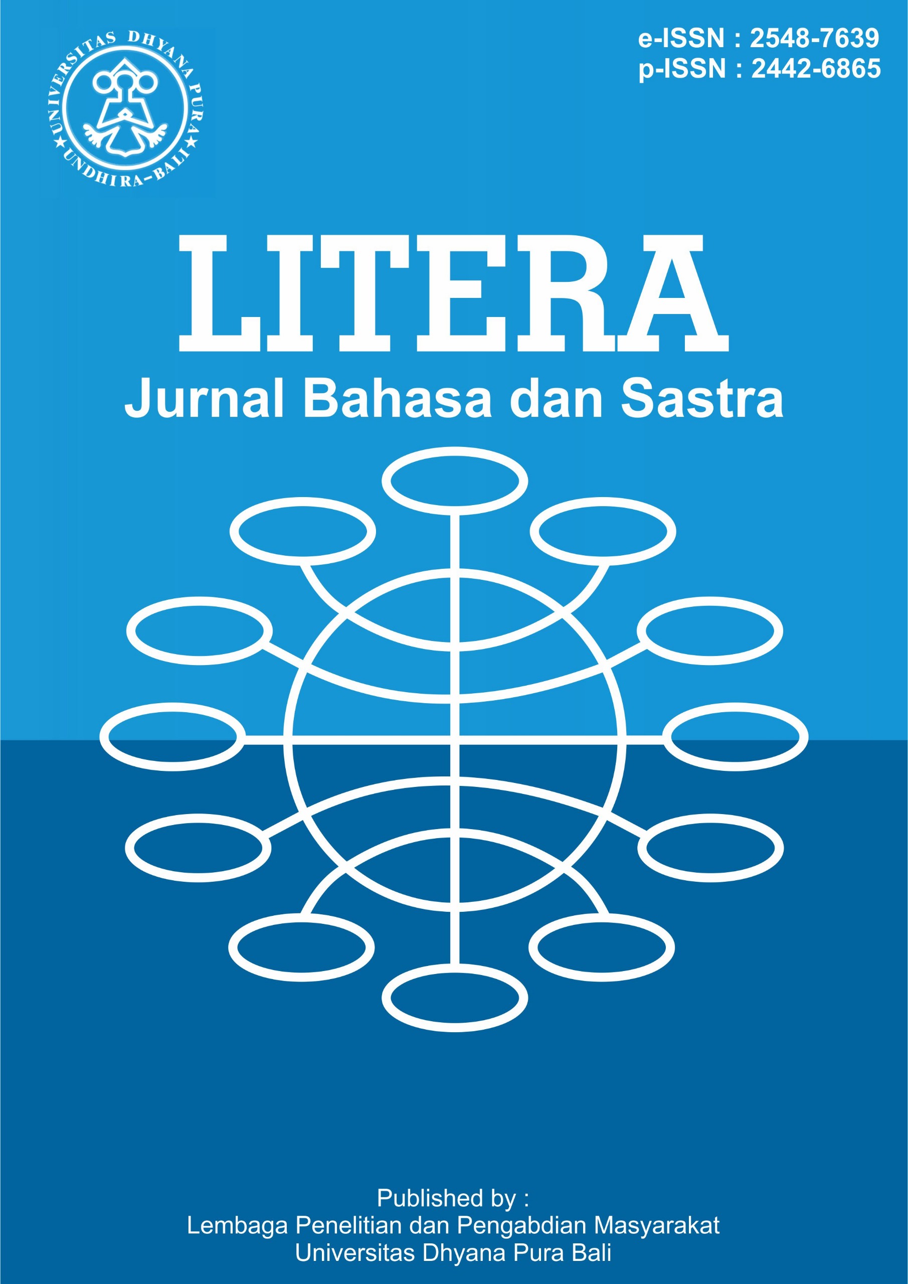 					View Vol. 6 No. 2 (2020): LITERA : Jurnal Litera Bahasa Dan Sastra
				